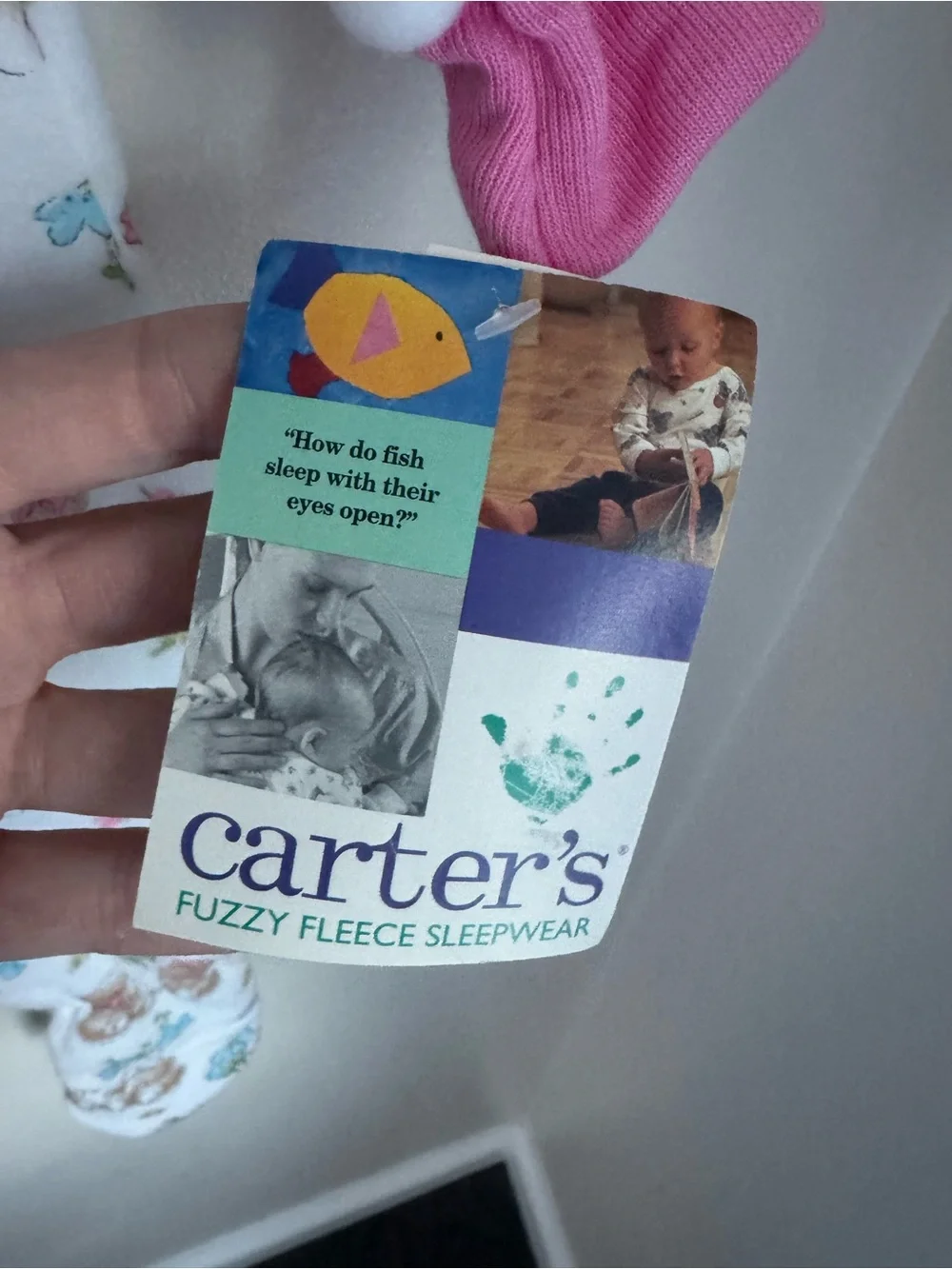 NWT Carters Vintage Bear Print Footie Size 6M